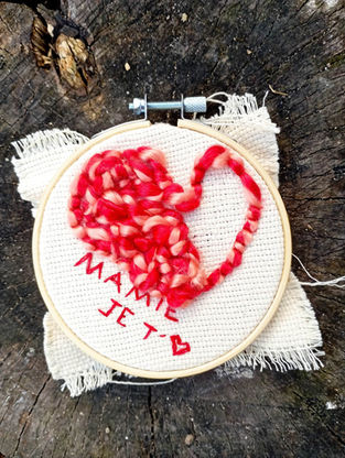 Punch Needle Fête des rands Mères