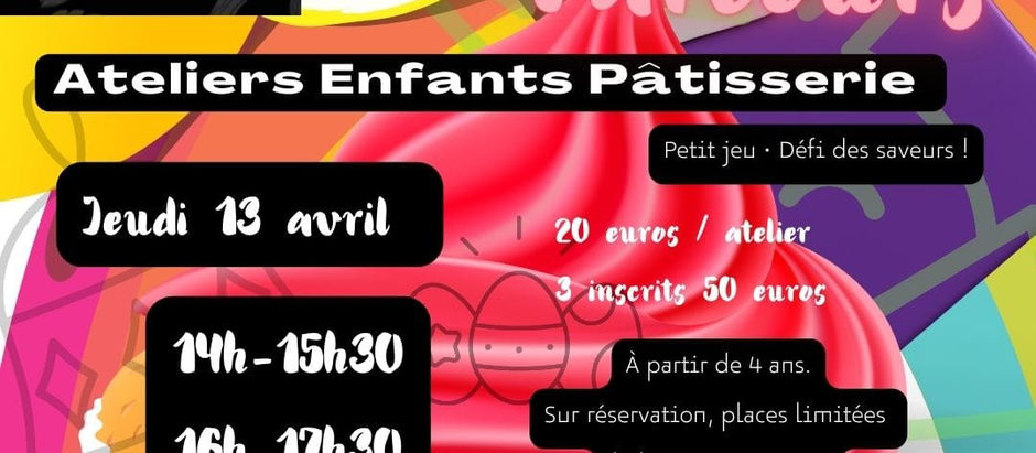 Ateliers Gourmands 'Cupcakes Farceurs' animés par Valérie Maison Gallet _ 13 avril à la Baudissière