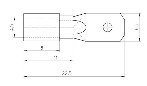 Прев'ю: Кабельний наконечник плоский ізольований C-SCMI 2,5/6,3X0,8 3240059 Shopellectric Phoenix Contact