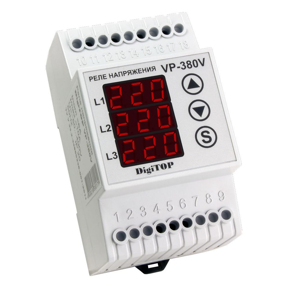 Трифазне реле напруги VP-380A DigiTOP Shopellectric