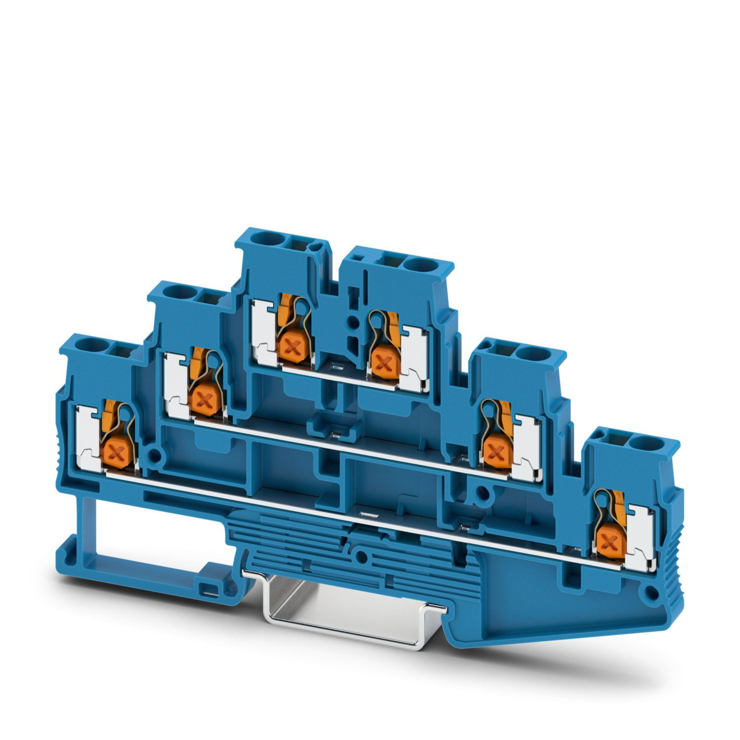 Багаторівневий клемник на DIN-рейку XT 2,5-3L BU 1641353 Phoenix Contact