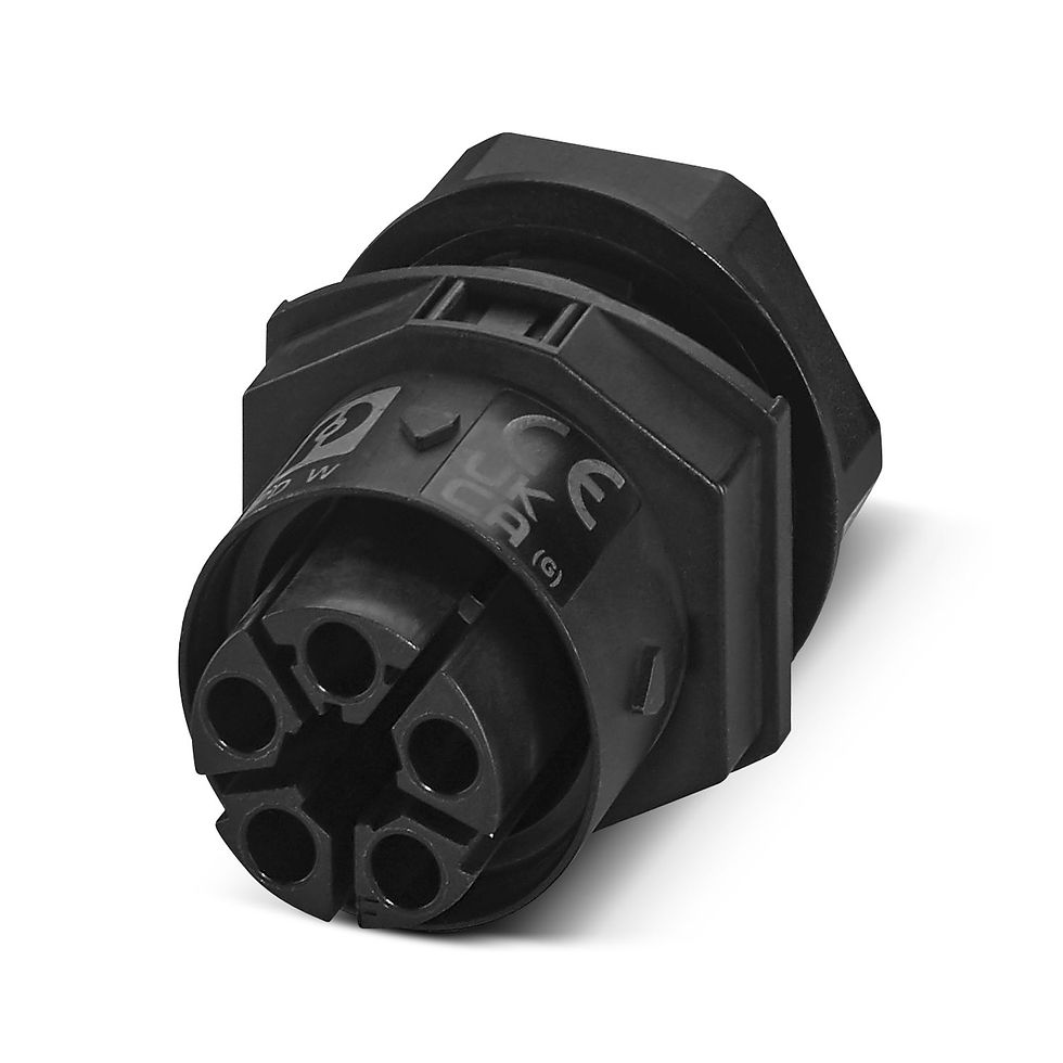 Прохідний з'єднувач IPD W 5F2,5 F M25 BK 1490378 Phoenix Contact Shopellectric