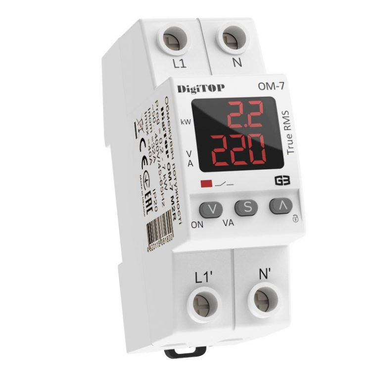 Обмежувач потужності ОМ-7 M2R DigiTOP Shopellectric