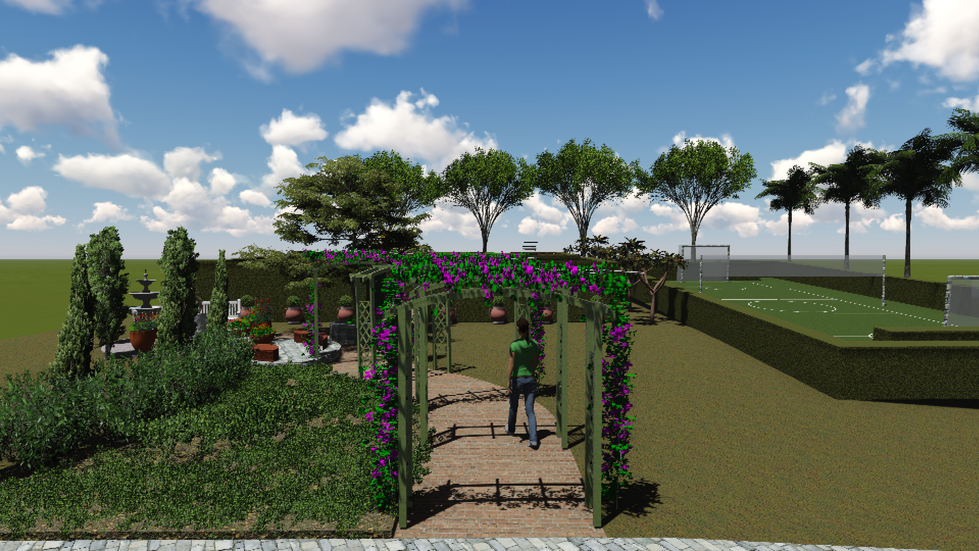 entrada do jardim