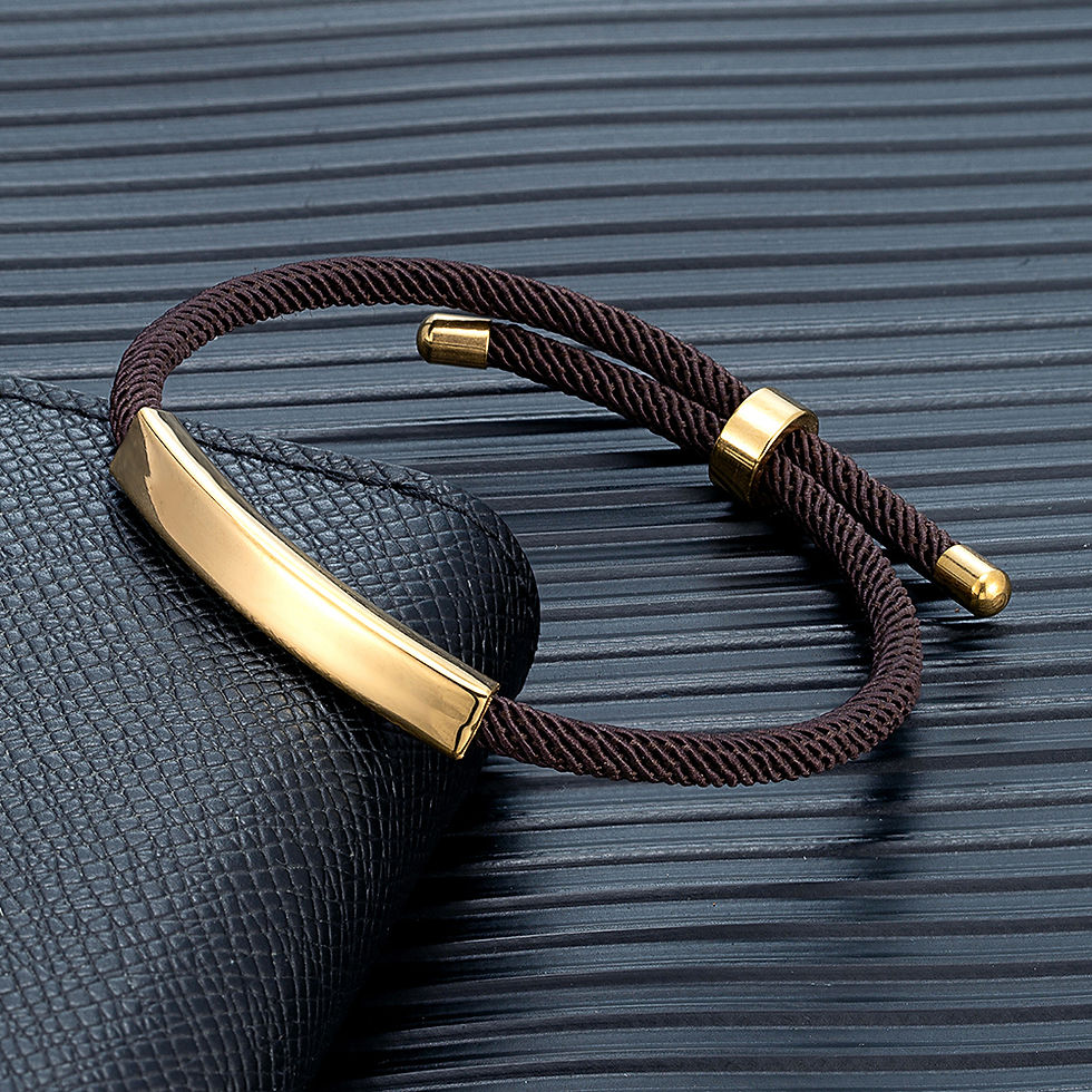 Thumbnail: Rope Bracelet Stainless