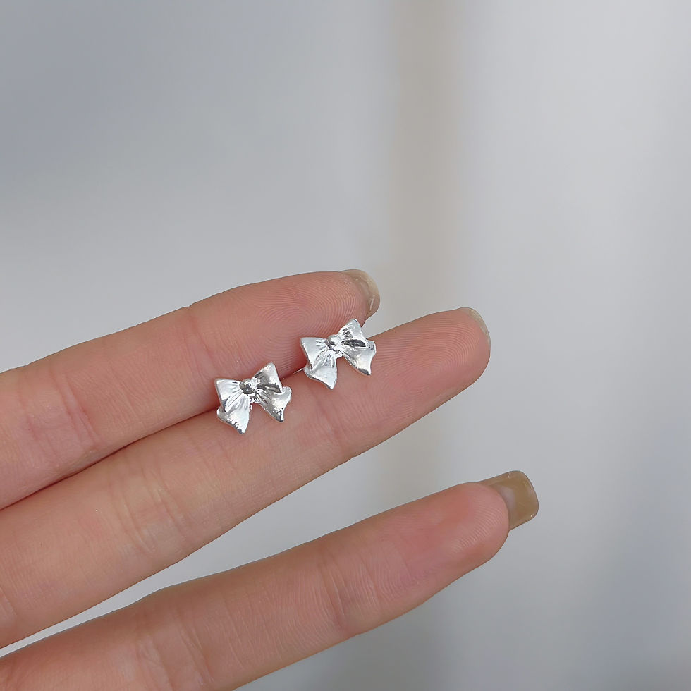 Thumbnail: New Heart Stud Earrings for Women Hypoallergenic Daily Wear Minimalist Cute Star