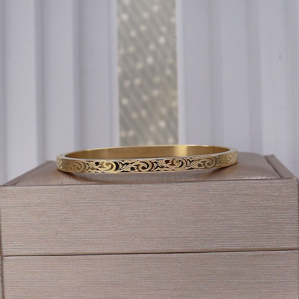 Thumbnail: Carved Phoenix Graphic Bracelet