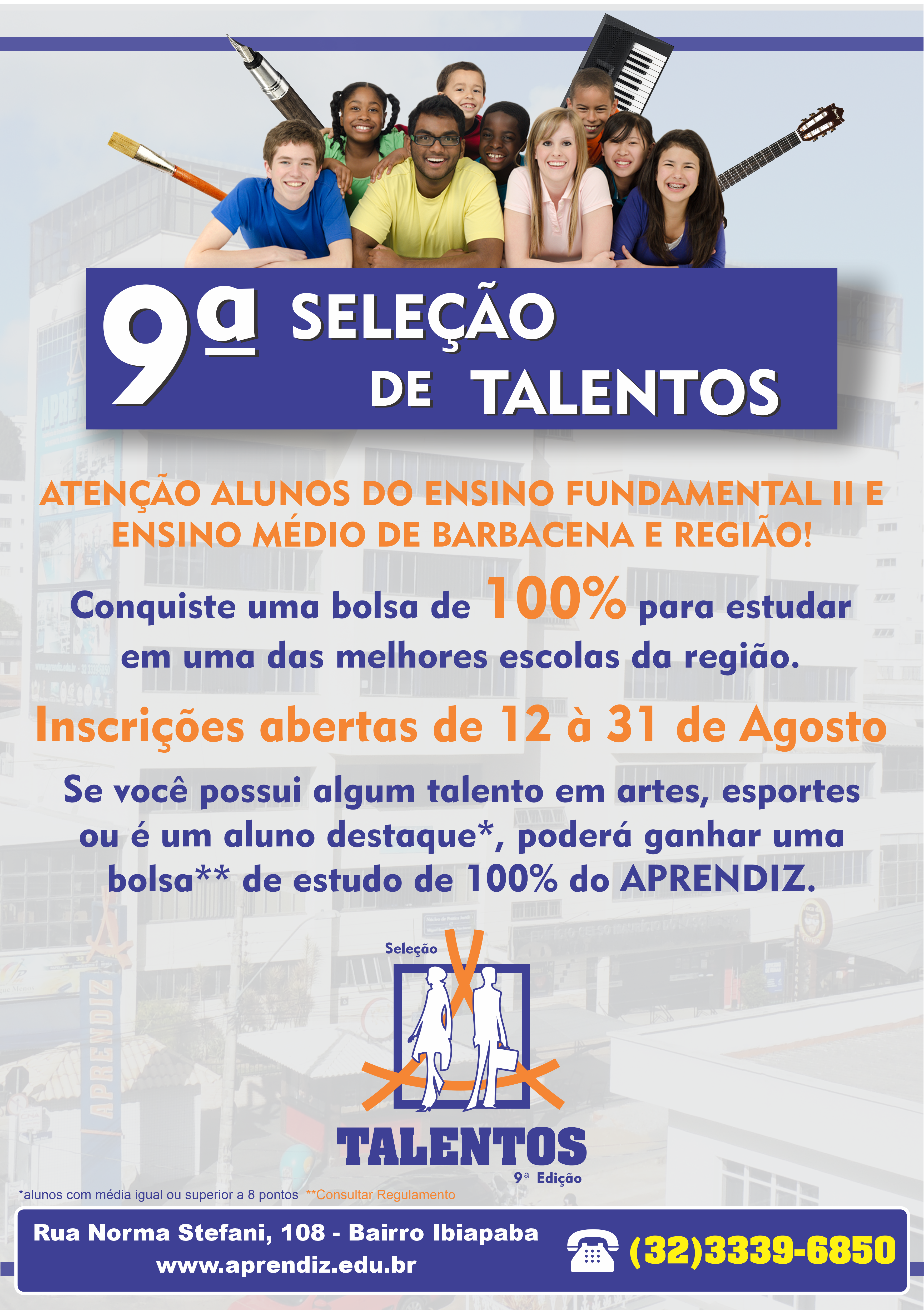 Ensino Fundamental E Medio Aprendiz Abre Inscricoes Para Selecao