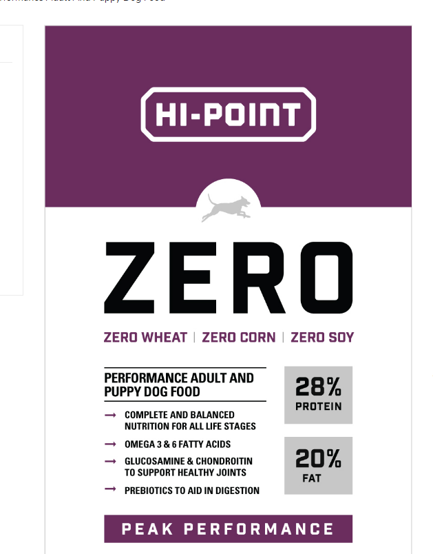 ZERO Performance Adult & Puppy