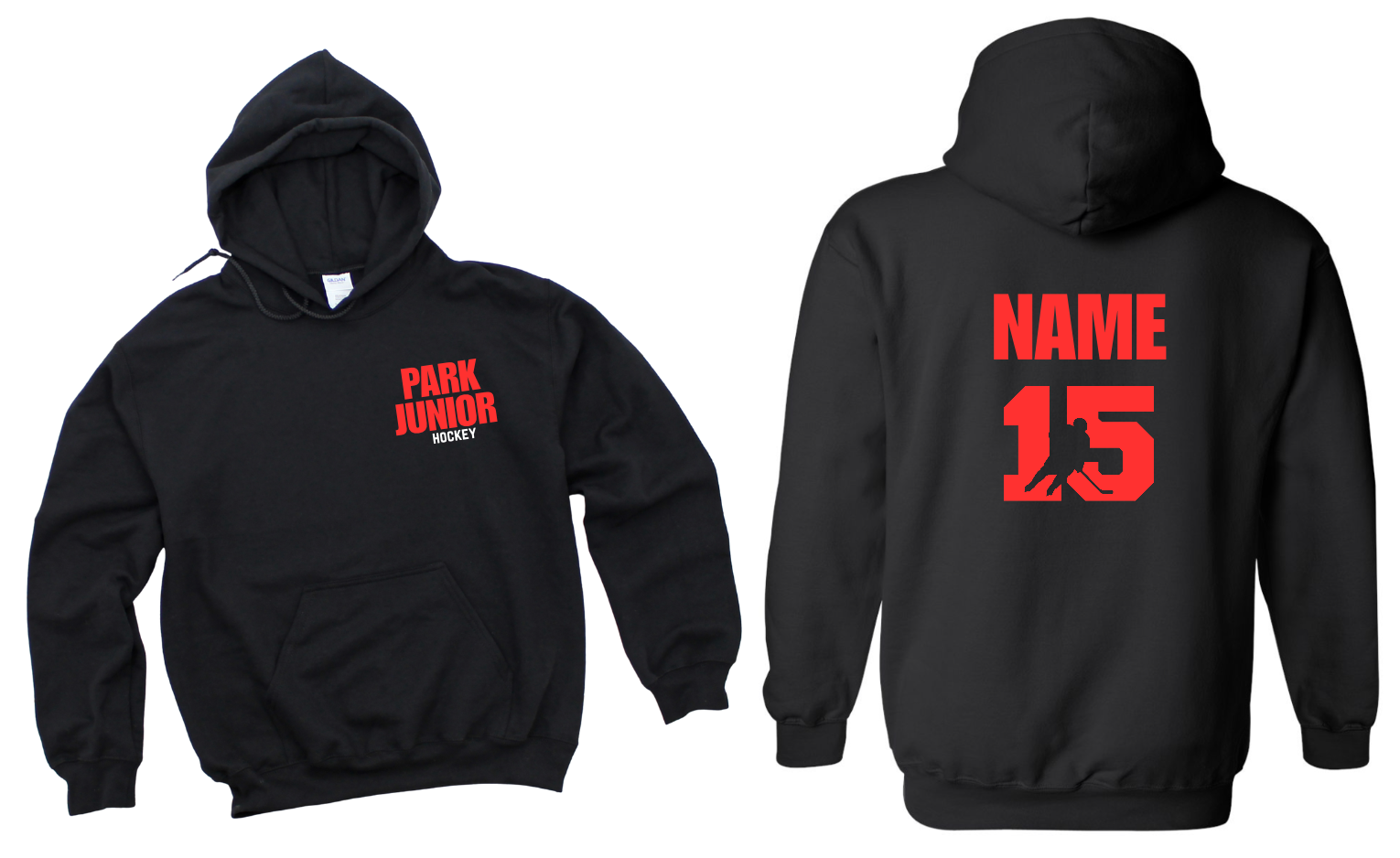 Park Junior Hockey Personalized Hoodie