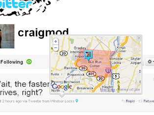 Locations on Twitter