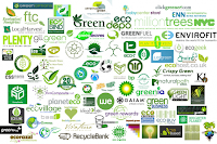 green leafy eco enviro environmental logo design