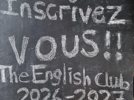 Inscriptions 2026-27 OUVERTES !