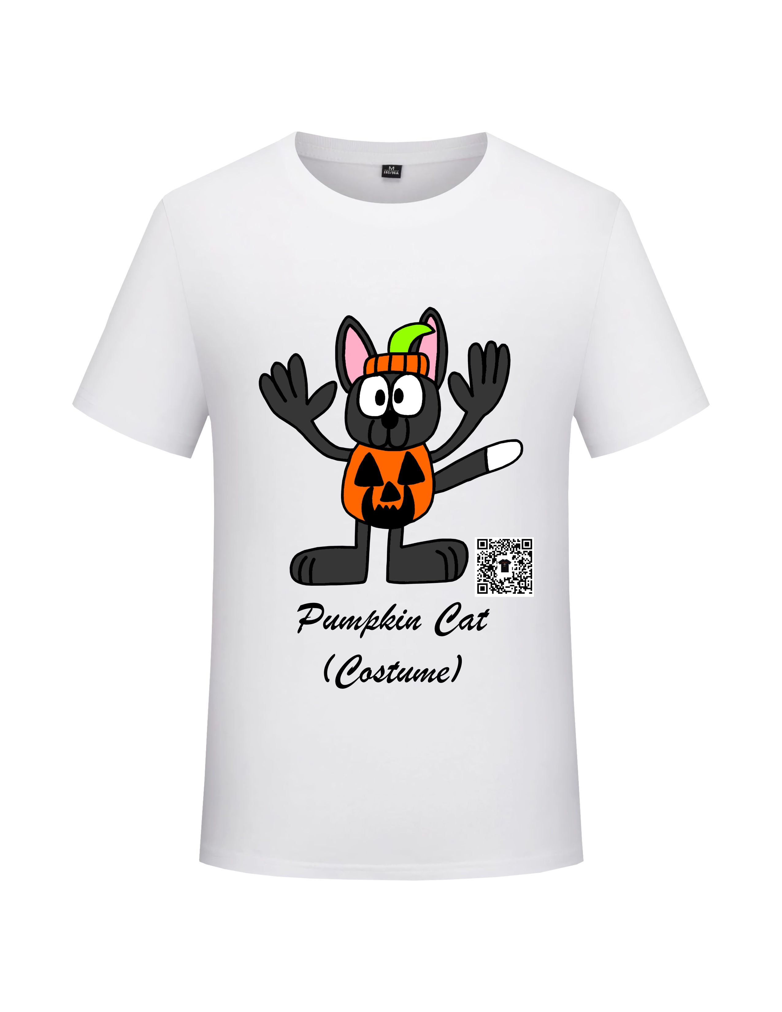 T-Shirts Pumpkin Cat (Costume)