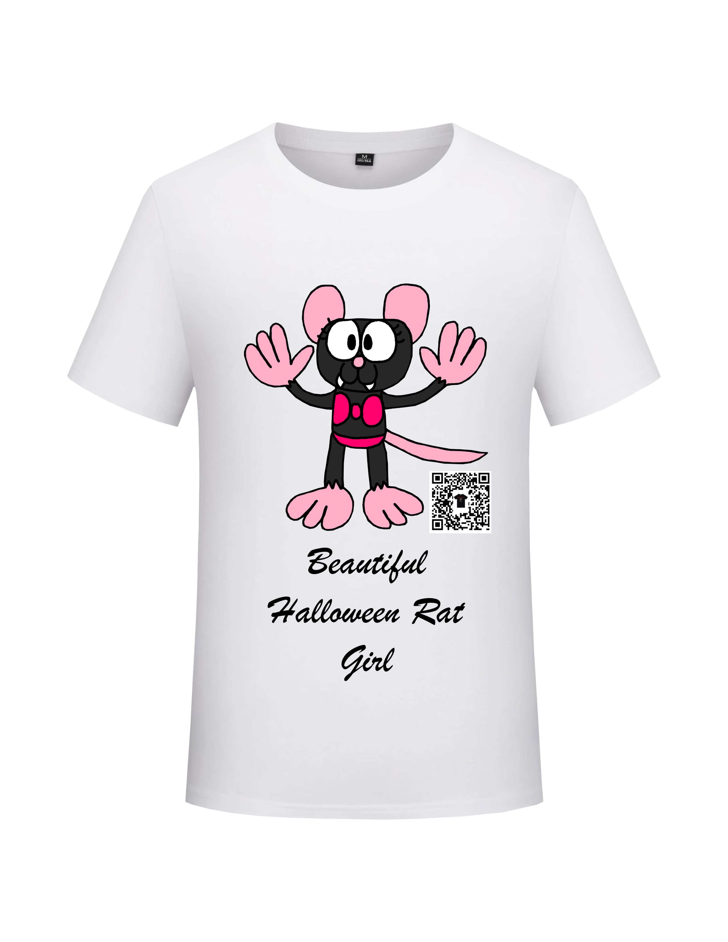 T-Shirts Beautiful Halloween Rat Girl