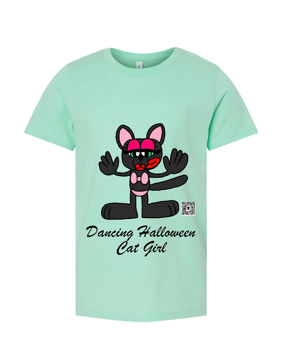 Thumbnail: T-Shirts Dancing Halloween Cat Girl