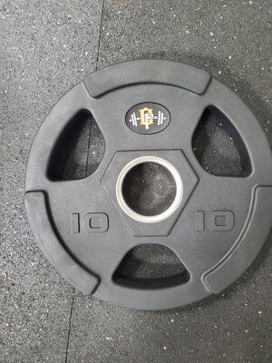 Thumbnail: Rubber Coated Tri-Grip Plate Sets