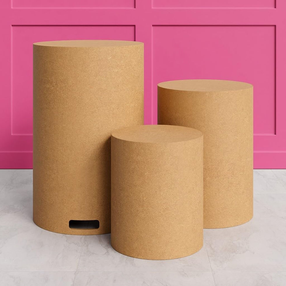 Miniatura: Cilindro Decorativo em MDF - M
