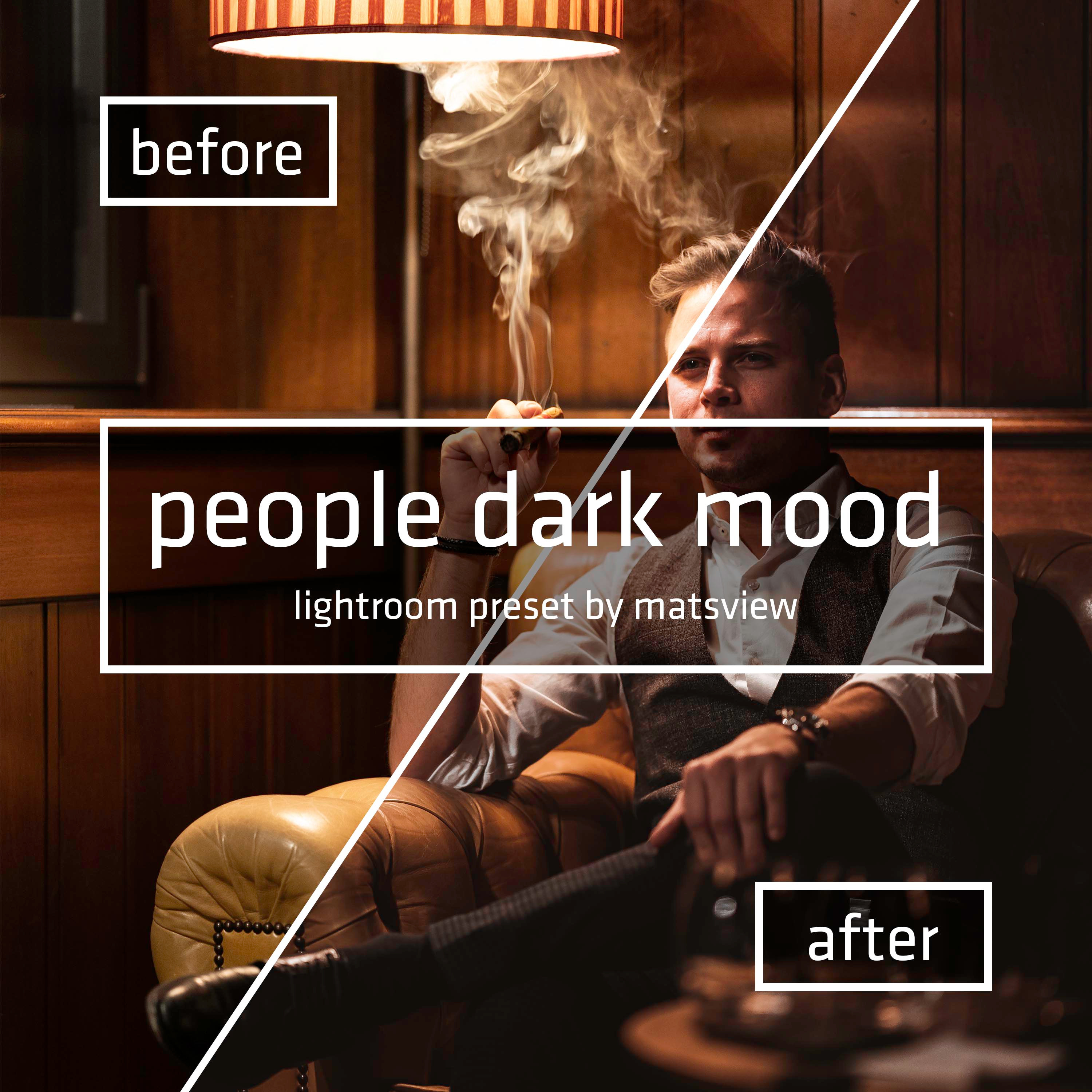 people dark mood - preset