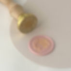 Floral Wreath Wax Seal Stamp Design