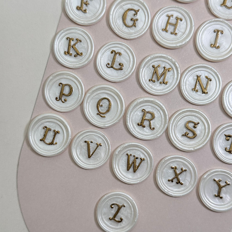 Letters Wax Seals Set A - Z Alphabets