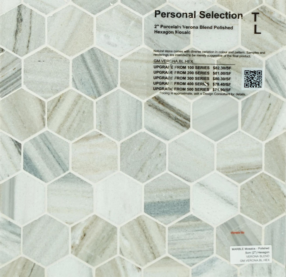 Personal Selection Marble hexagon verona blend polished