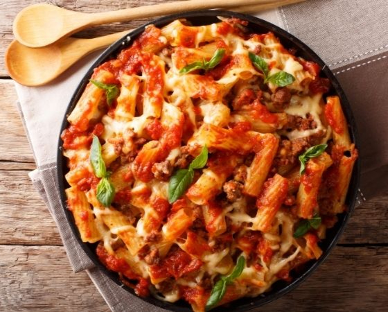 Arranged Food and Objects