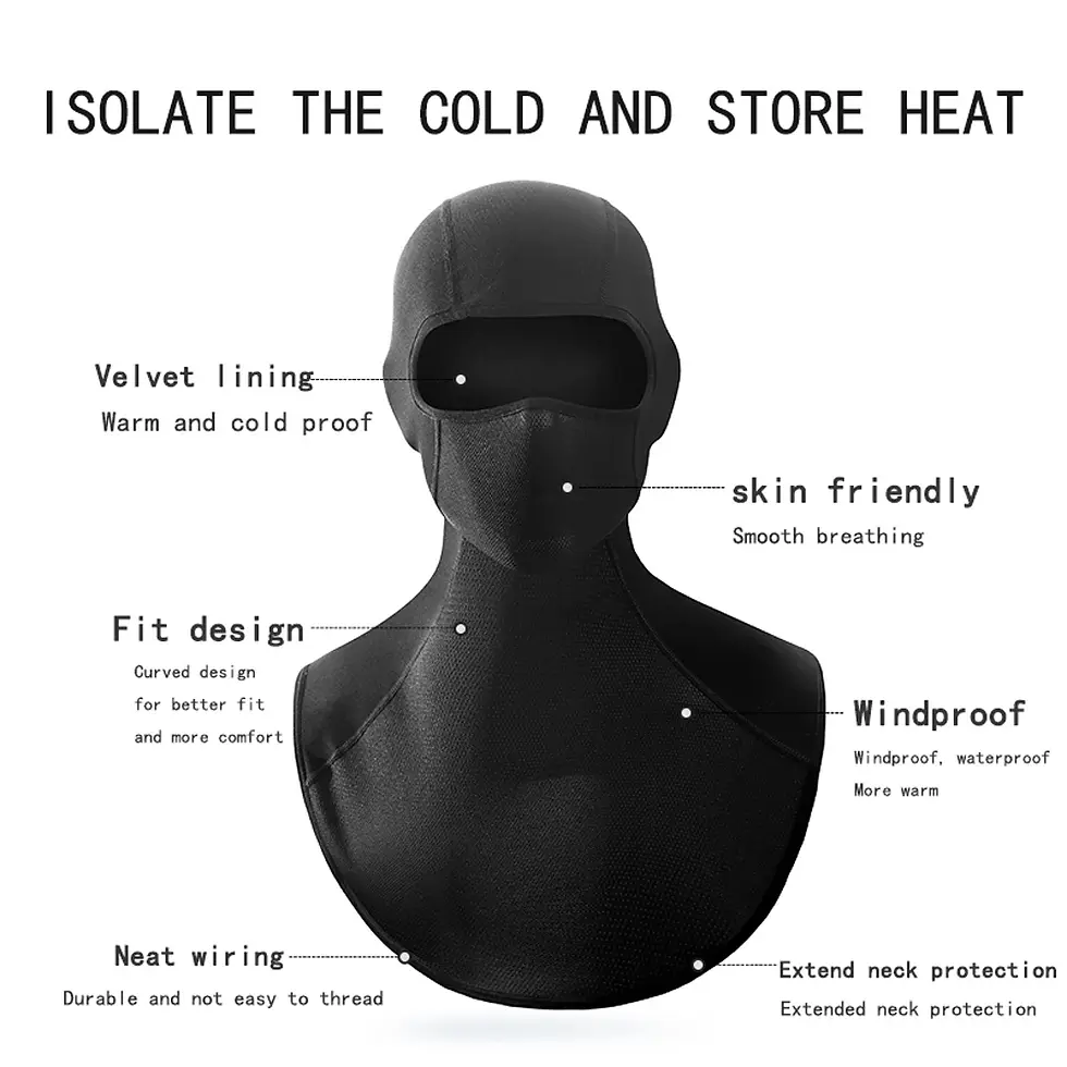 Thumbnail: Motorcycle Windproof & Water Repellent Ski mask/Balaclava