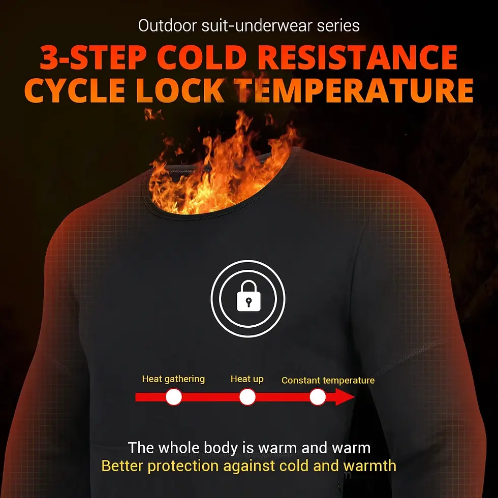 Thumbnail: Men & Women's Winter Heated Thermal Suit W/ 22 Zones Of Heat