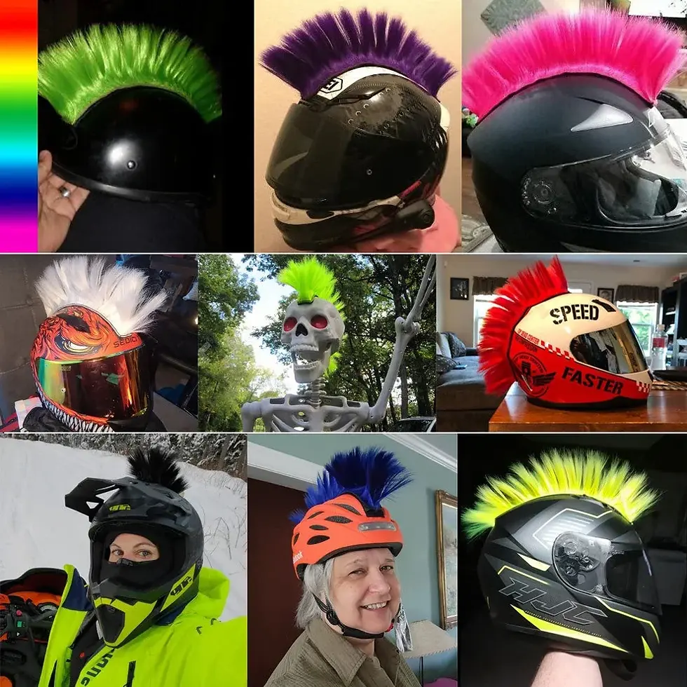 Thumbnail: Mohawk For Motorcycle Helmet