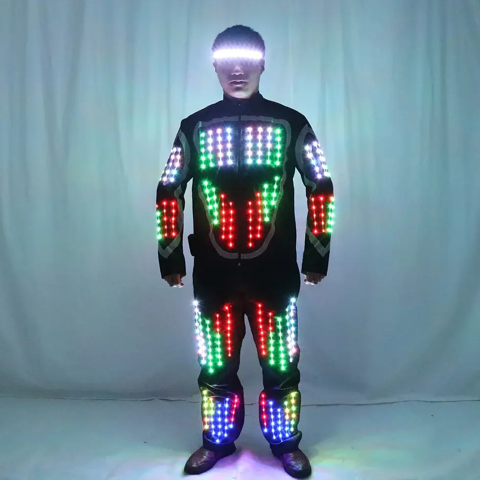 Thumbnail: LED Light Robot Suit Lights Can Flash