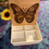 Thumbnail: Bamboo square butterfly engraved organizer with mirror