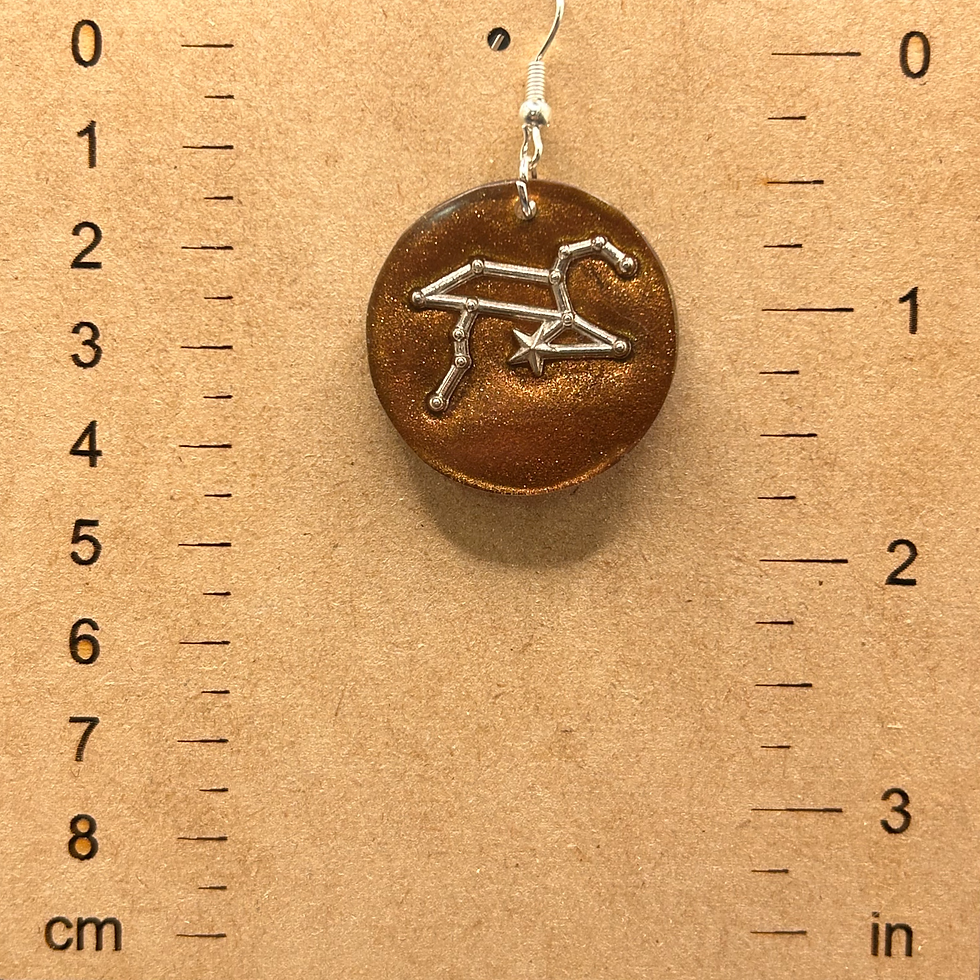 Thumbnail: Spacey Leo Constellation dangle