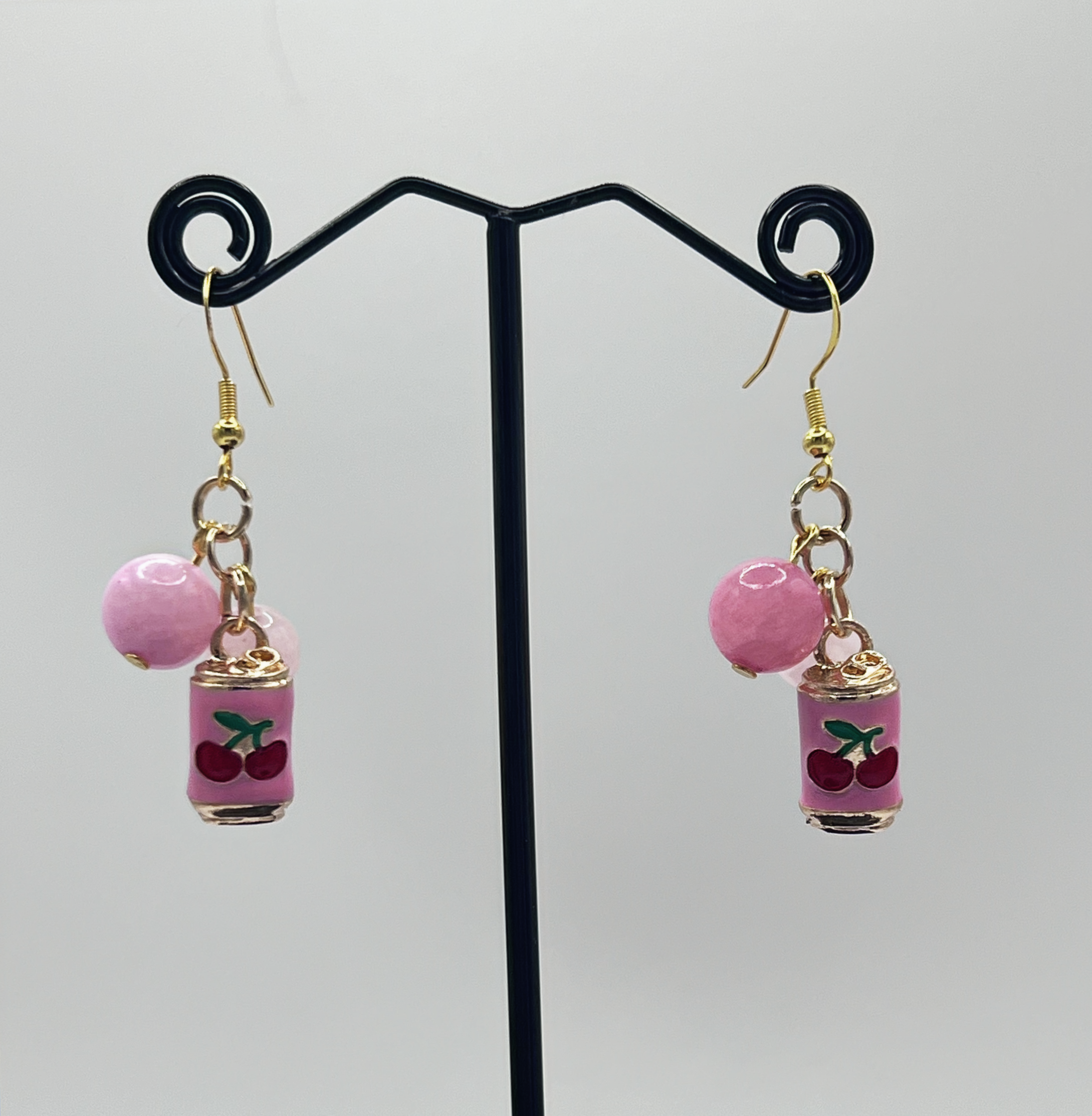 cherry soda charm dangles