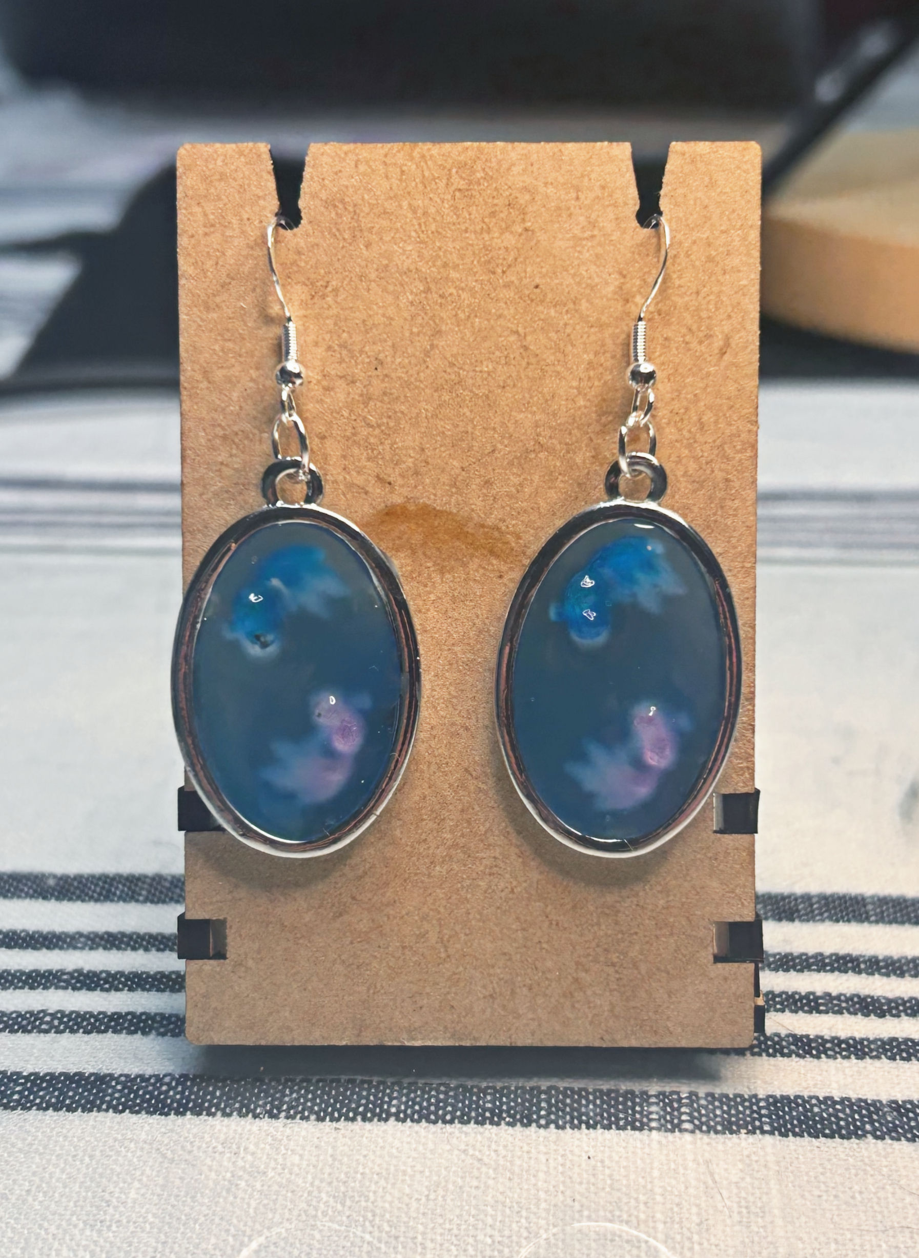 Submerged koi fish dangles