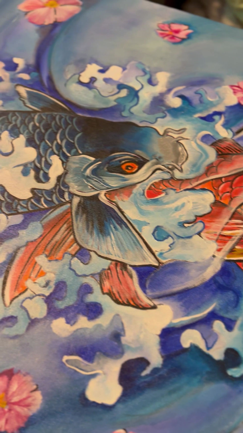 Thumbnail: Koi Fish and Sakura