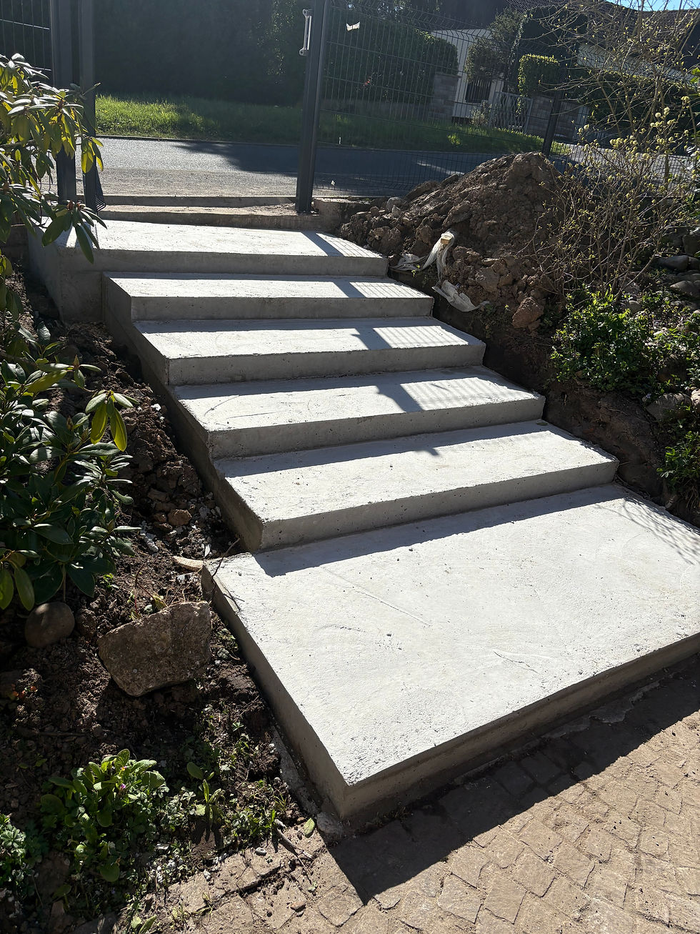 Travaux escalier extérieur
