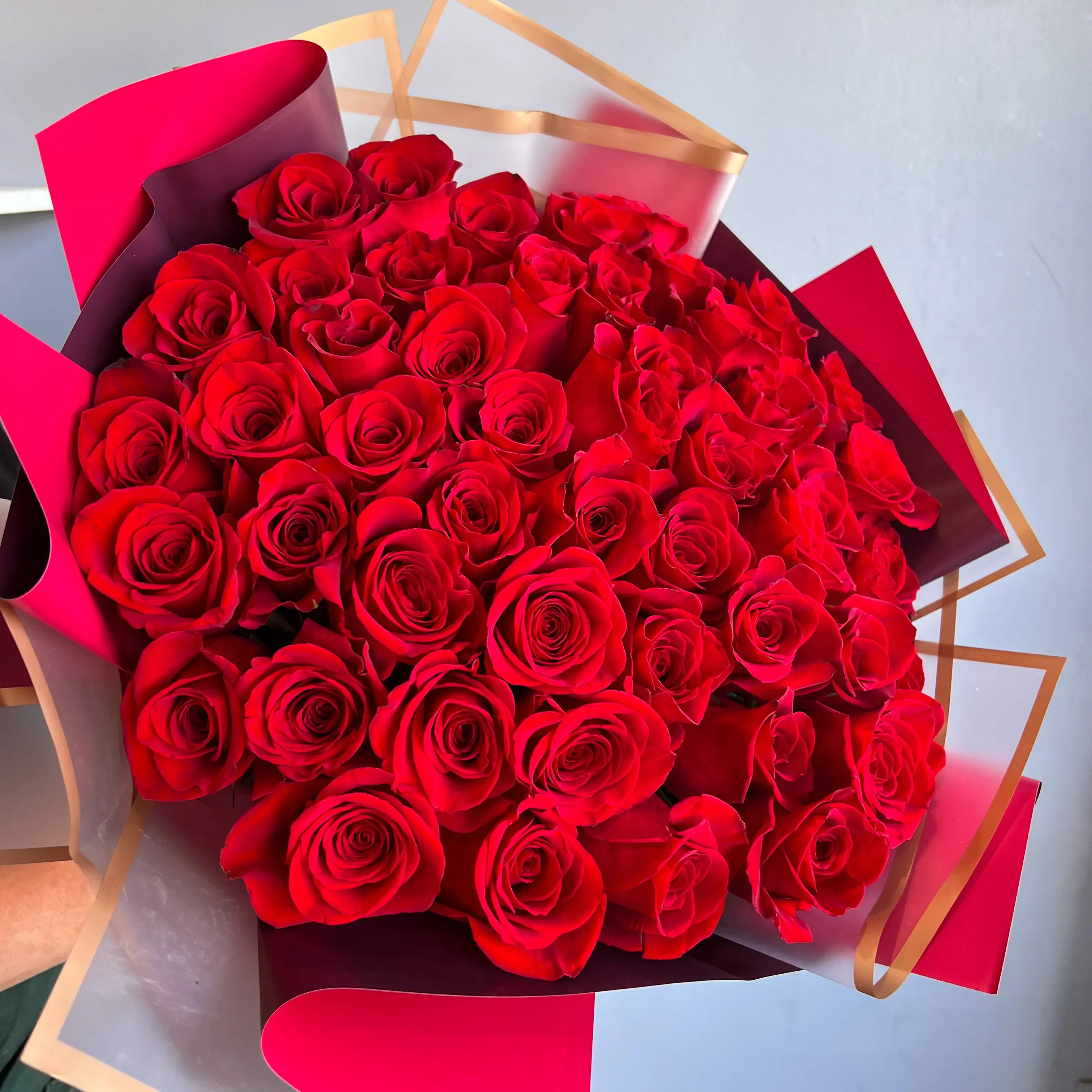 50 Roses- Wrapped Only