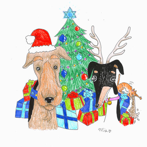 Holiday Dogs and Cat