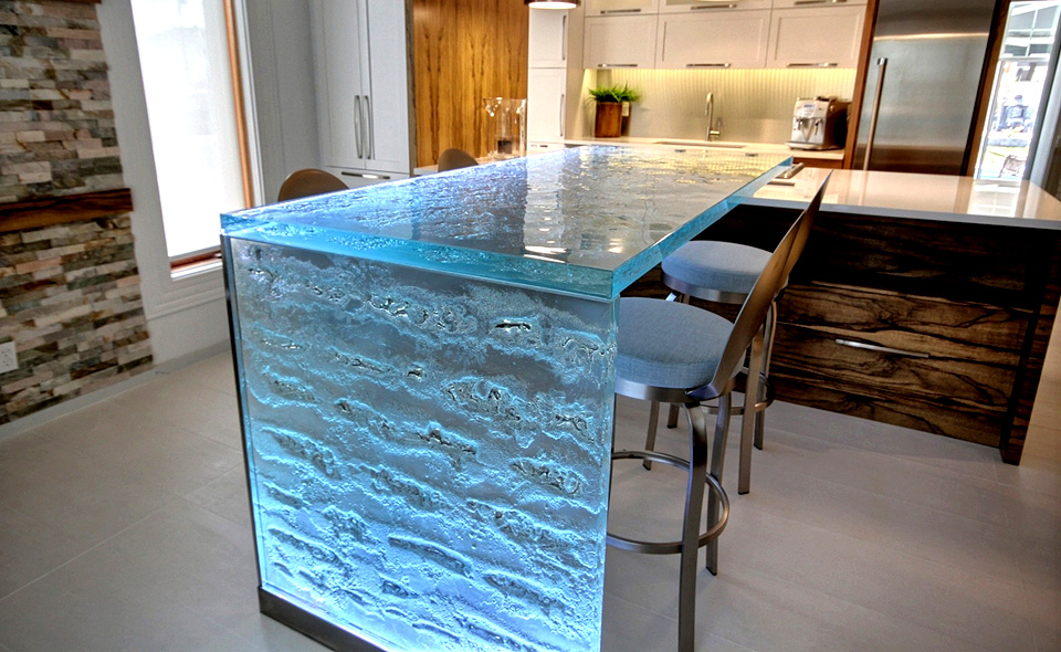 Recycled Glass Kitchen