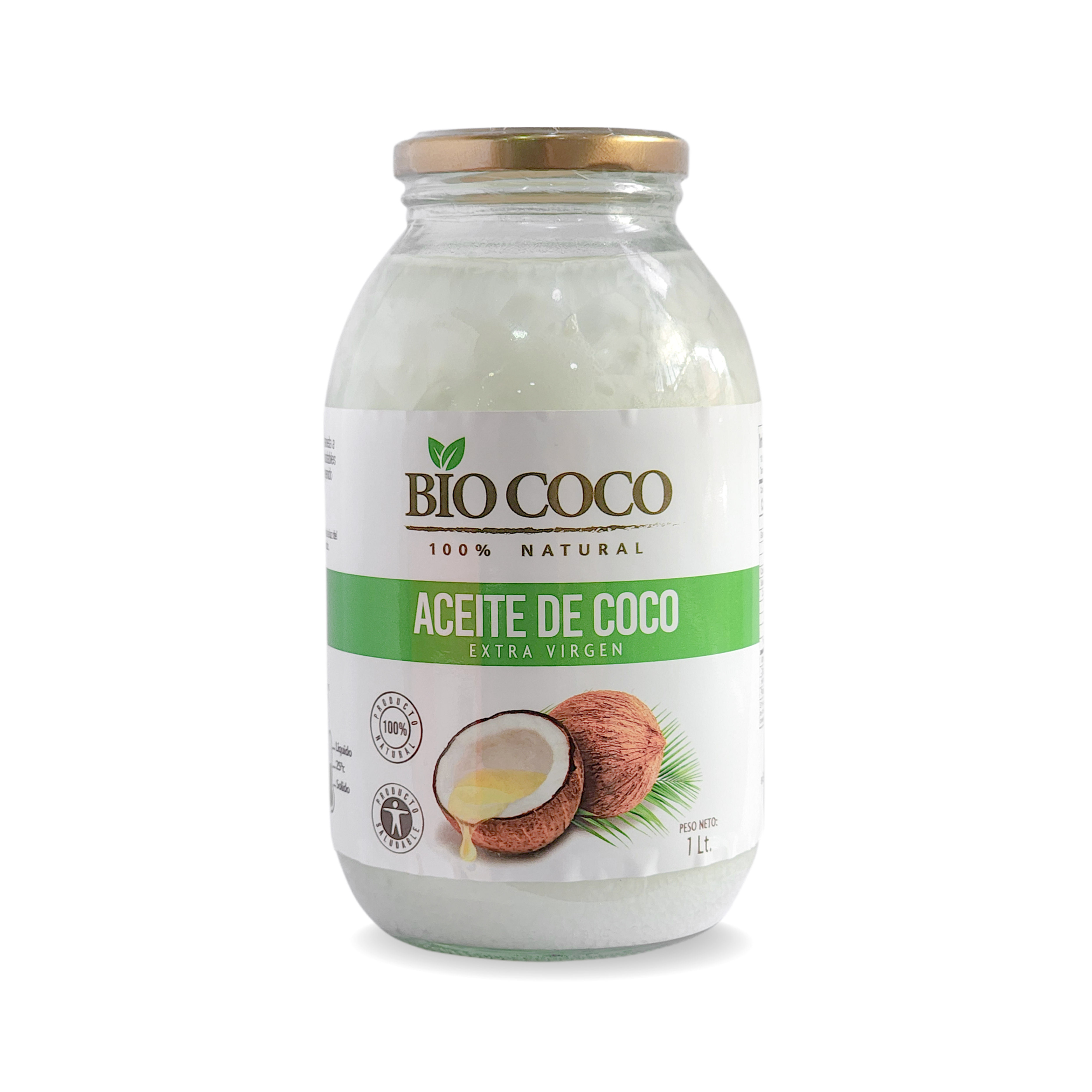 ACEITE DE COCO 1000 ml - VIDRIO