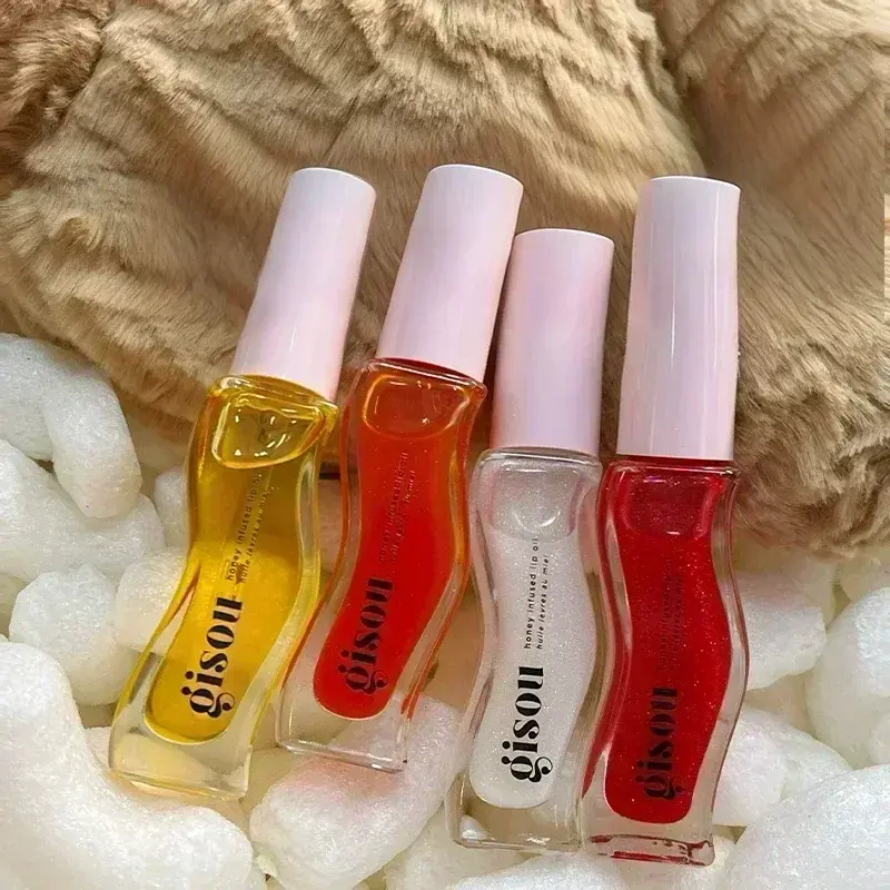 Thumbnail: Gisou Moisturizing Glazed Plum Lip Balm Lip Oil Gloss Care Of The Lips Benetitnt