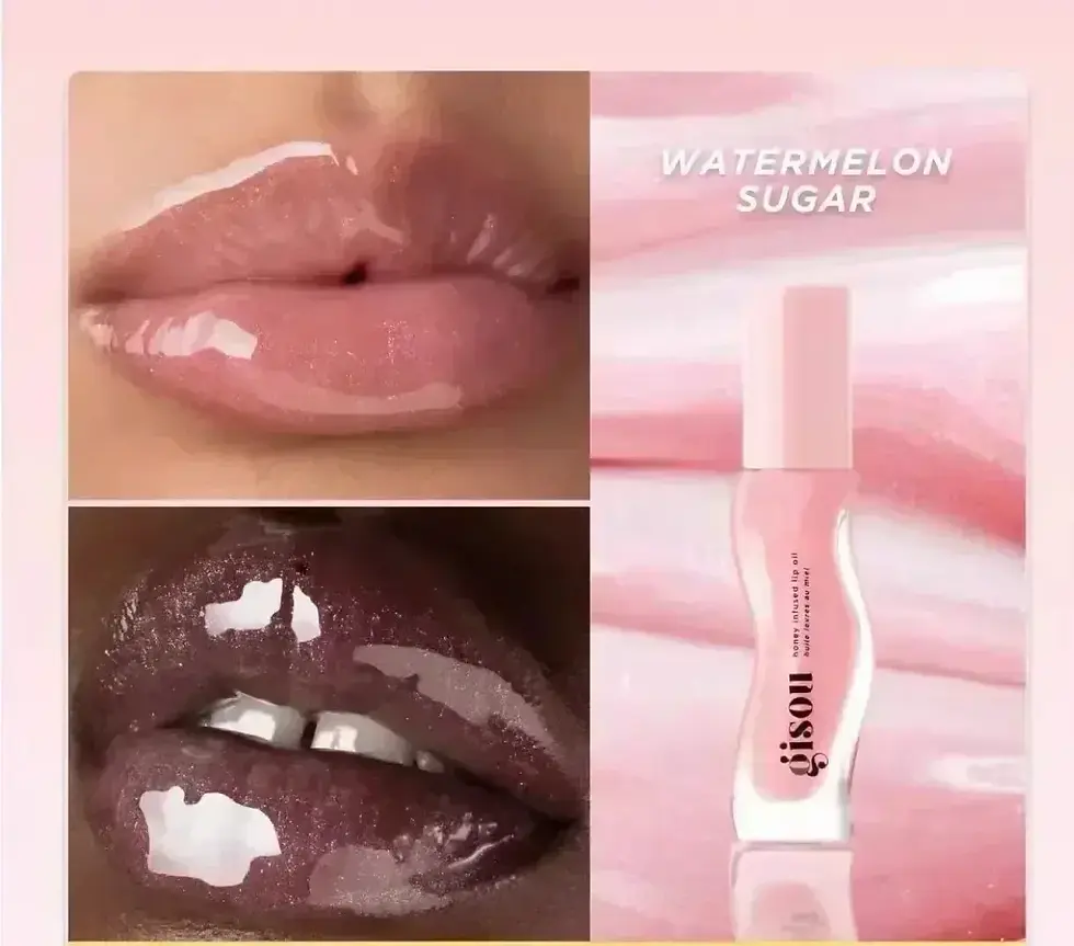 Thumbnail: Gisou Moisturizing Glazed Plum Lip Balm Lip Oil Gloss Care Of The Lips Benetitnt