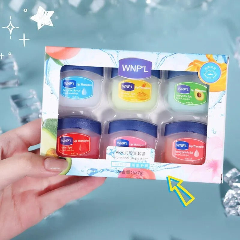 Thumbnail: 4/6/8pcs Moisturizing Lip Balm Set Whitening Moisturizing Base Natural Plant Bas