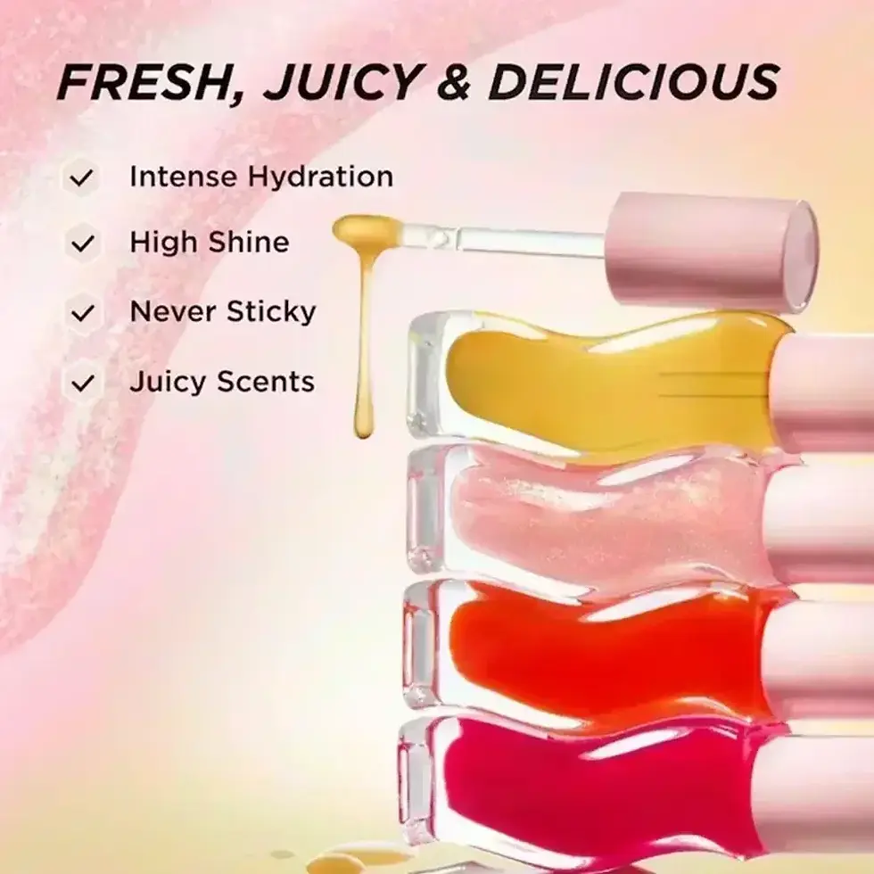Thumbnail: Gisou Moisturizing Glazed Plum Lip Balm Lip Oil Gloss Care Of The Lips Benetitnt