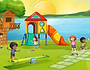 69835558-niños-jugando-en-el-patio-al-at