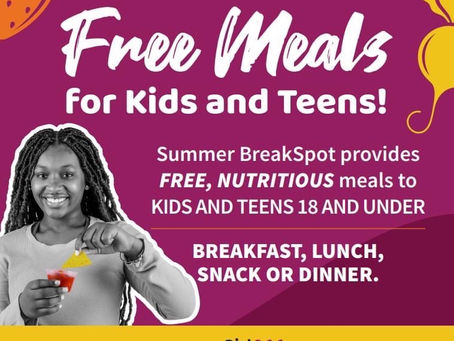 Summer BreakSpot: Free Meals