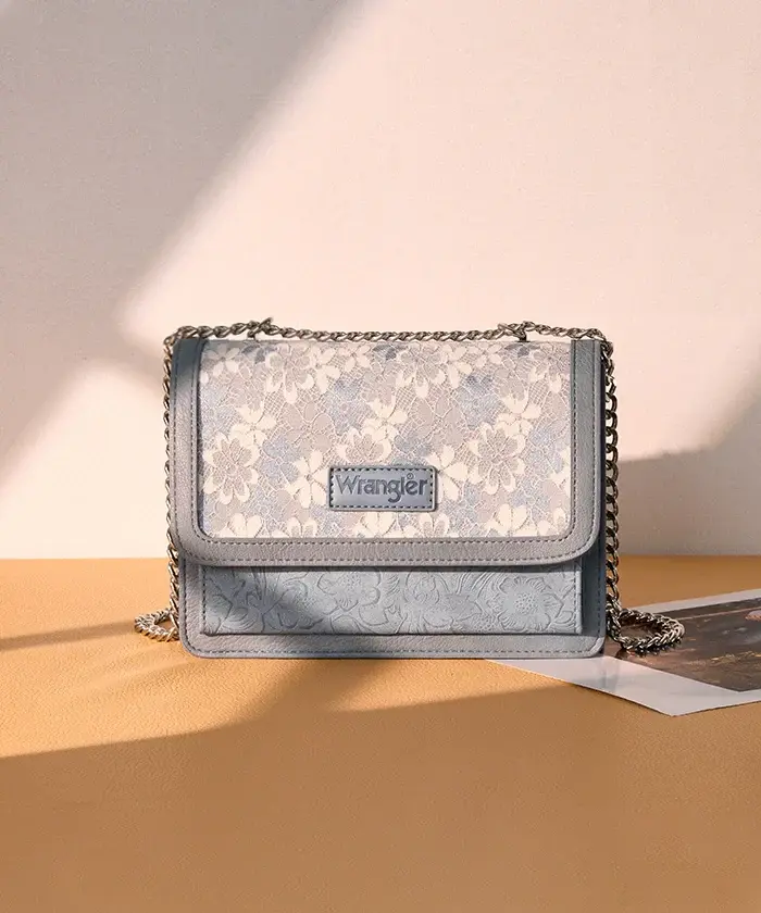 Wrangler Vintage Petal Floral Chain Shoulder Bag