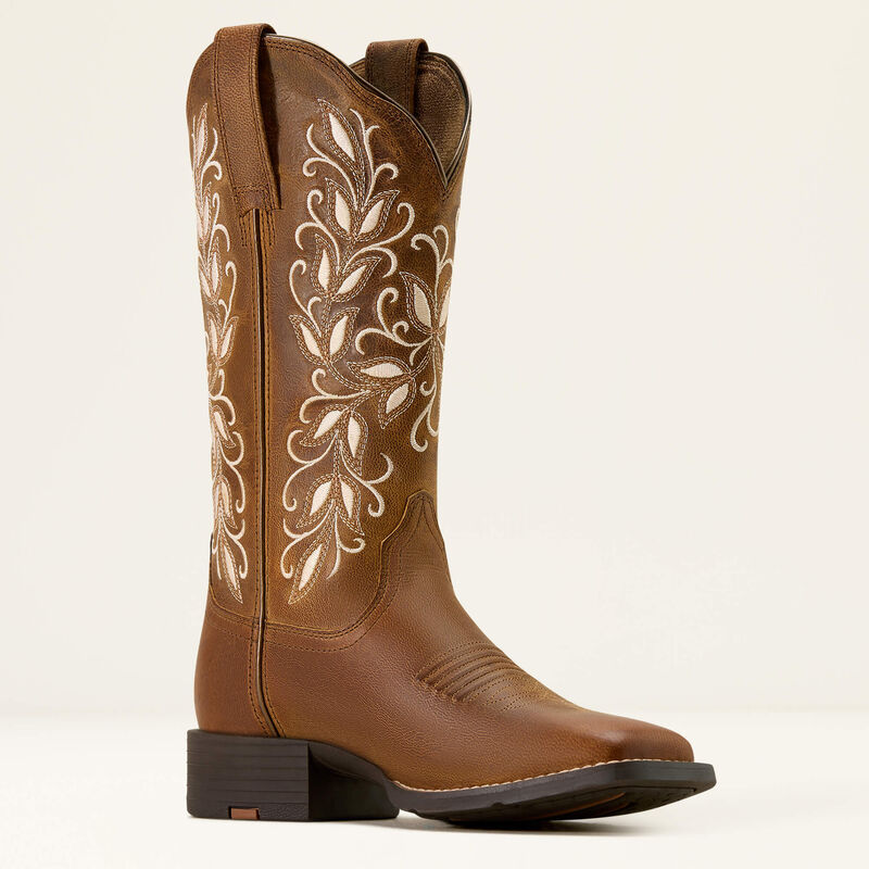Ariat Women's Round Up Holly Wide Square Toe Western Boot