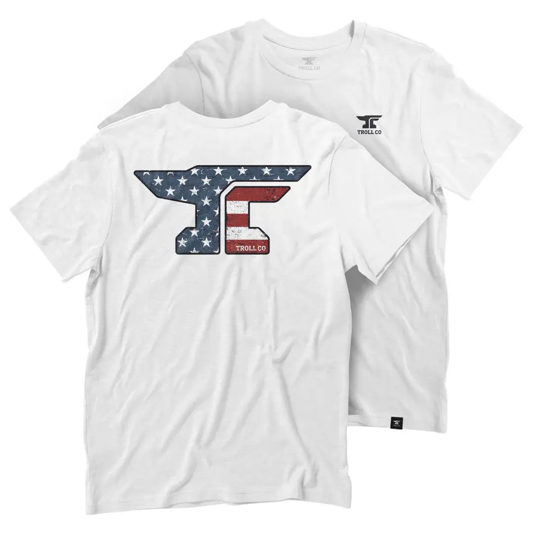 Troll Co. Men's Anvil USA T-Shirt